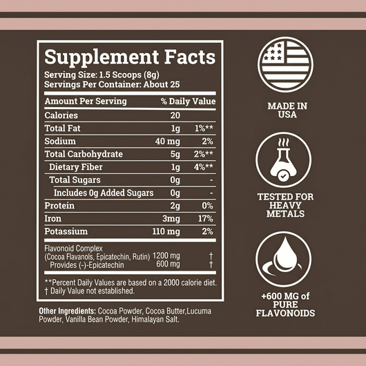 Cocoa Flavanols Raw Extract
